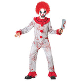 Halloween Boys Bloody Circus Costume Scary Clown Cosplay Costume - INSWEAR